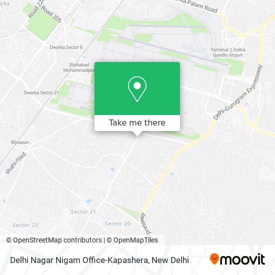 Delhi Nagar Nigam Office-Kapashera map