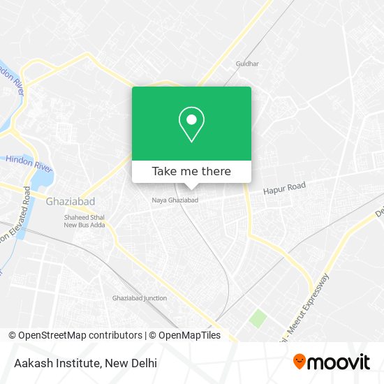 Aakash Institute map