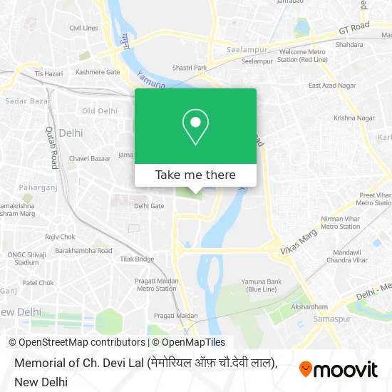 Memorial of Ch. Devi Lal (मेमोरियल ऑफ़ चौ.देवी लाल) map