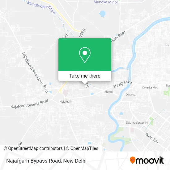 Najafgarh Bypass Road map