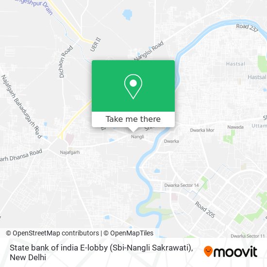 State bank of india E-lobby (Sbi-Nangli Sakrawati) map