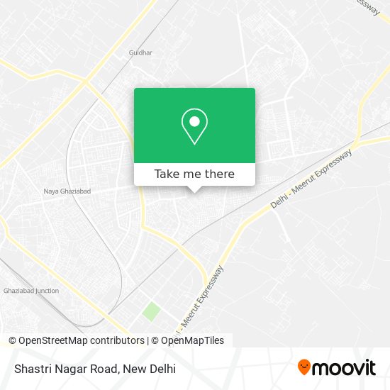 Shastri Nagar Road map