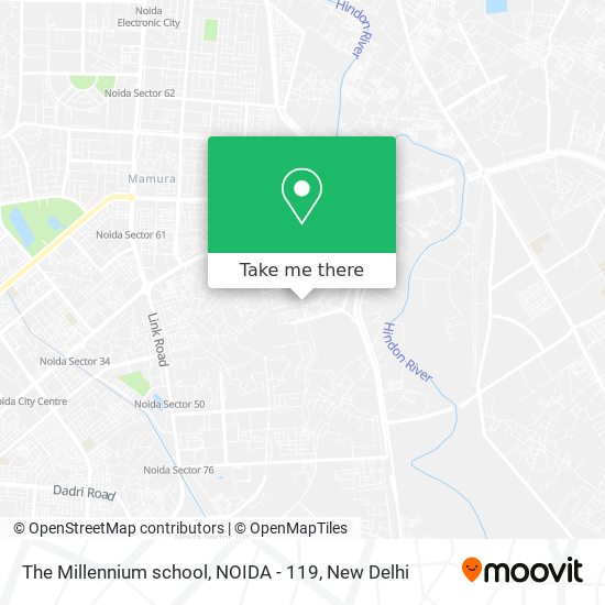 The Millennium school, NOIDA - 119 map