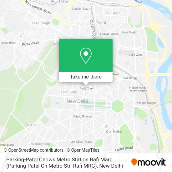 Parking-Patel Chowk Metro Station Rafi Marg (Parking-Patel Ch Metro Stn Rafi MRG) map