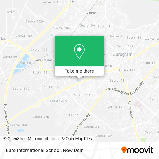 Euro International School map