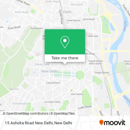 15 Ashoka Road New Delhi map