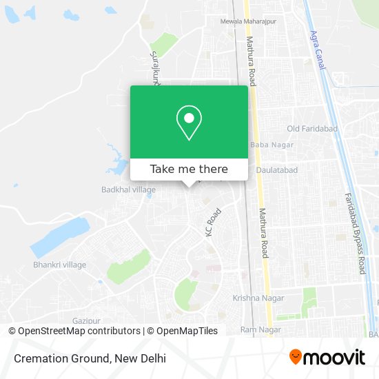 Cremation Ground map