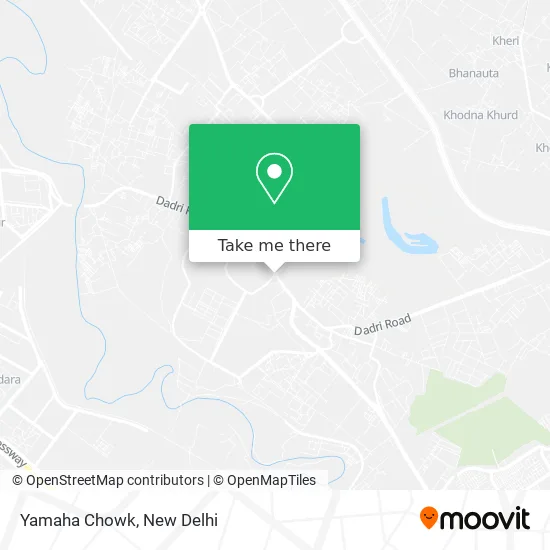 Yamaha Chowk map