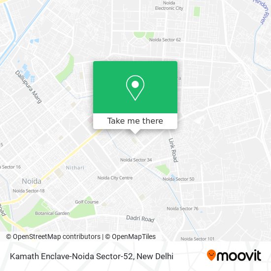 Kamath Enclave-Noida Sector-52 map