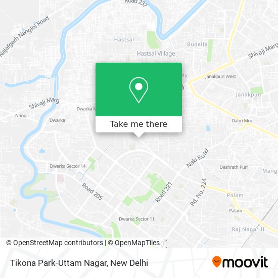 Tikona Park-Uttam Nagar map