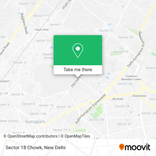 Sector 18 Chowk map