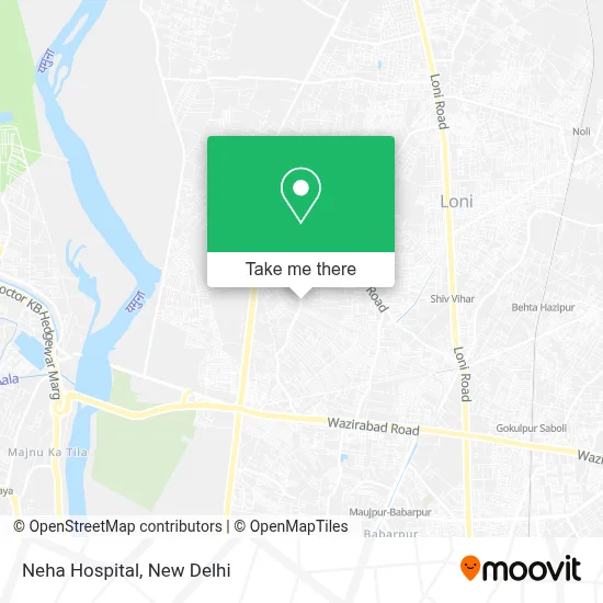 Neha Hospital map