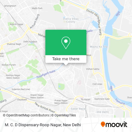 M. C. D Dispensary-Roop Nagar map