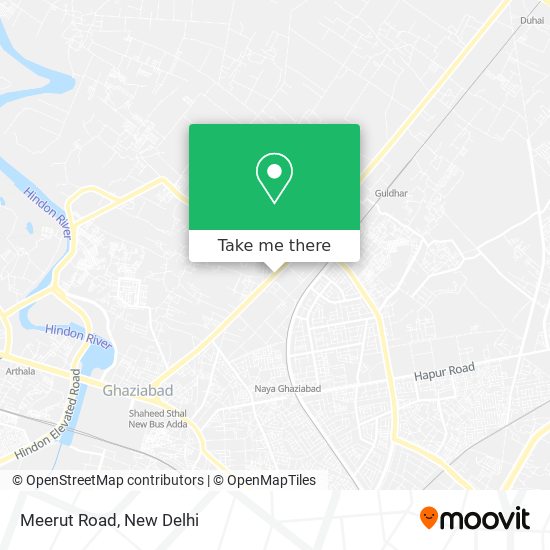 Meerut Road map