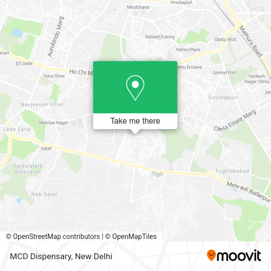 MCD Dispensary map