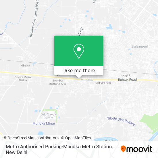 Metro Authorised Parking-Mundka Metro Station map