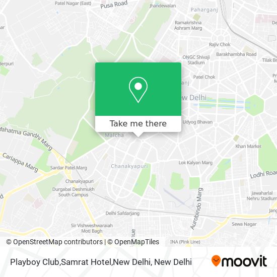 Playboy Club,Samrat Hotel,New Delhi map