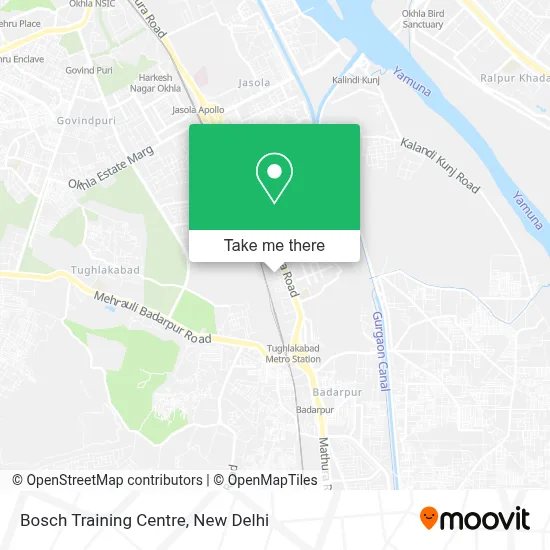 Bosch Training Centre map