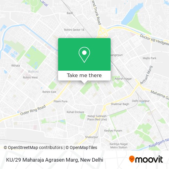 KU/29 Maharaja Agrasen Marg map