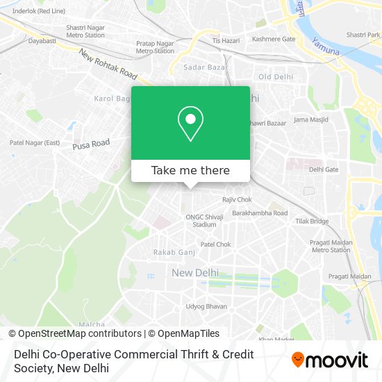 Delhi Co-Operative Commercial Thrift & Credit Society map