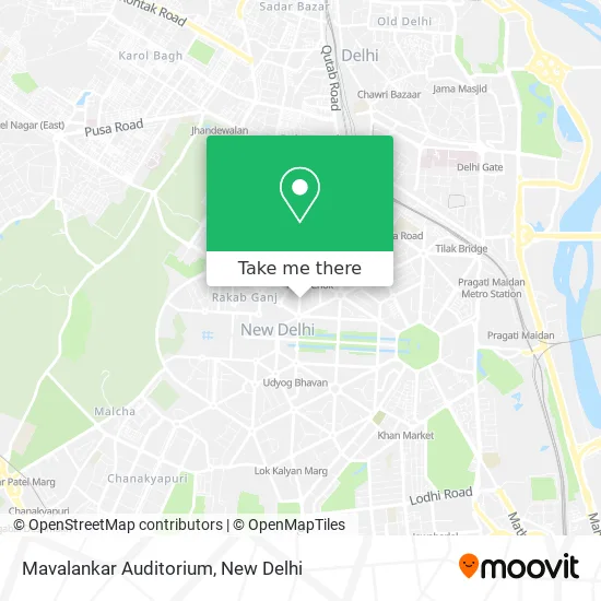 Mavalankar Auditorium map