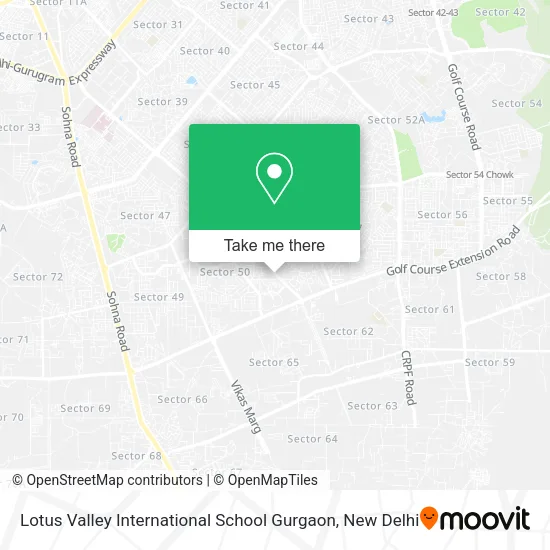 Lotus Valley International School Gurgaon map