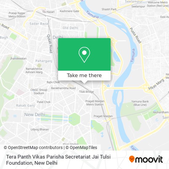 Tera Panth Vikas Parisha Secretariat Jai Tulsi Foundation map