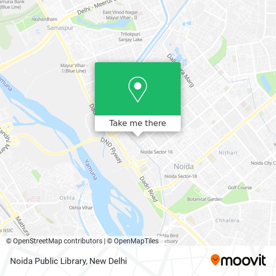 Noida Public Library map