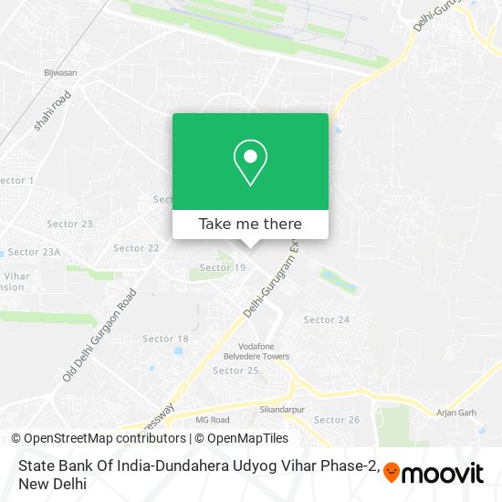State Bank Of India-Dundahera Udyog Vihar Phase-2 map