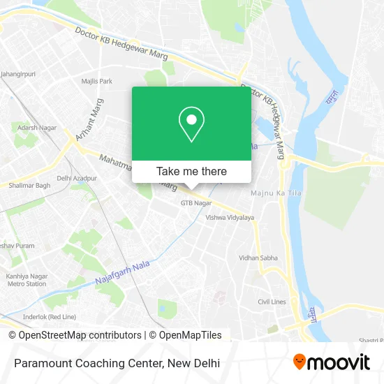 Paramount Coaching Center map