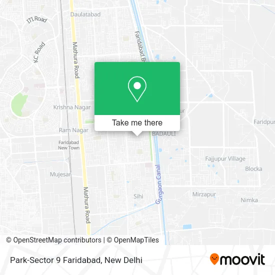 Park-Sector 9 Faridabad map