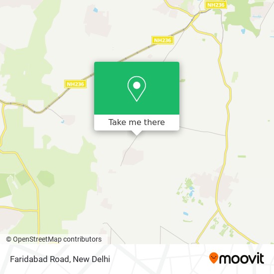 Faridabad Road map