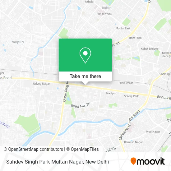 Sahdev Singh Park-Multan Nagar map