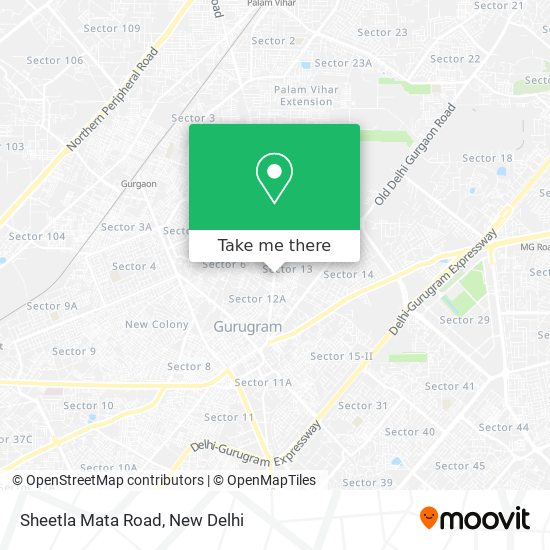 Sheetla Mata Road map