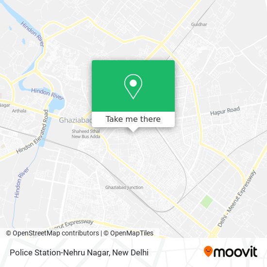 Police Station-Nehru Nagar map