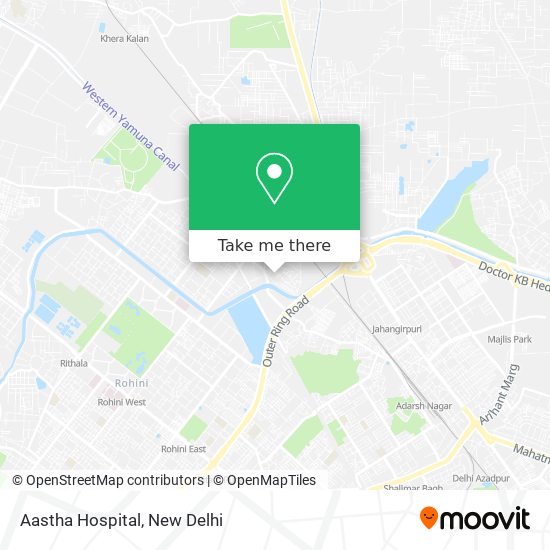 Aastha Hospital map