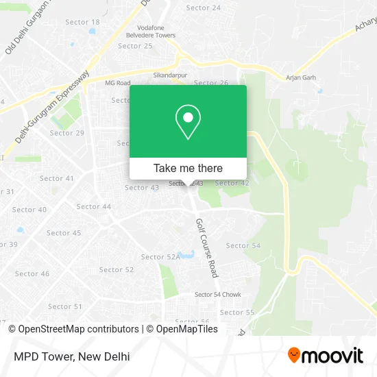 MPD Tower map