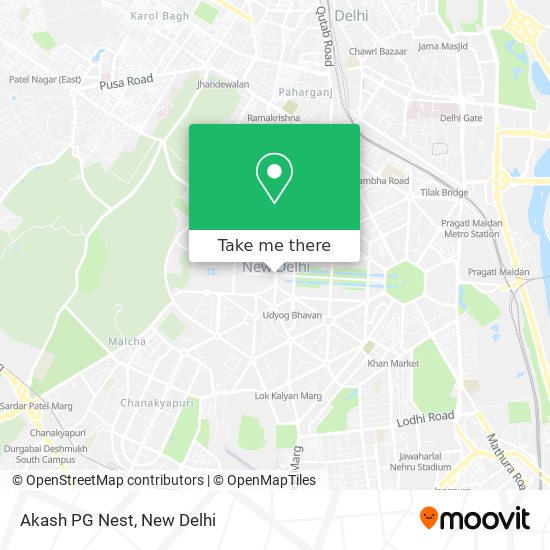 Akash PG Nest map