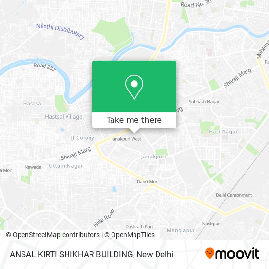 ANSAL KIRTI SHIKHAR BUILDING map