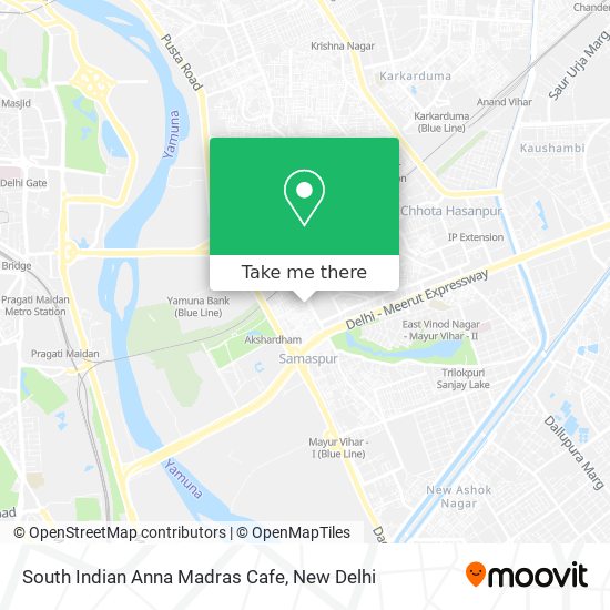 South Indian Anna Madras Cafe map