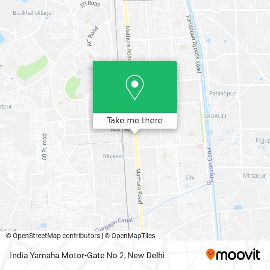 India Yamaha Motor-Gate No 2 map