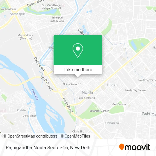 Rajnigandha Noida Sector-16 map