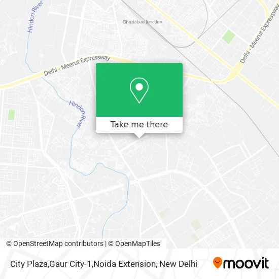City Plaza,Gaur City-1,Noida Extension map