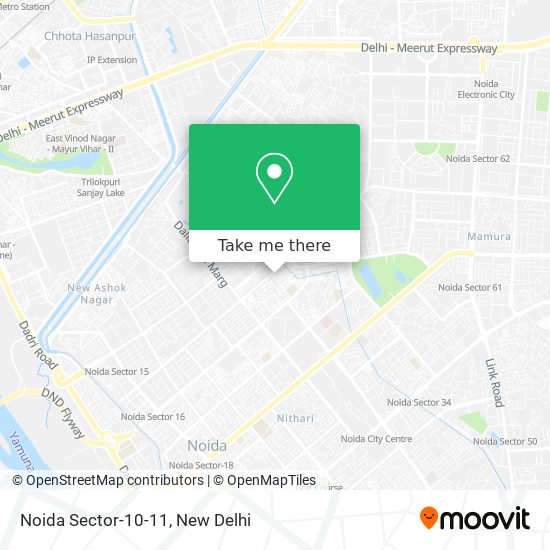 Noida Sector-10-11 map