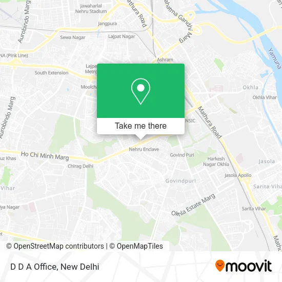 D D A Office map