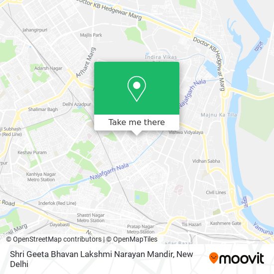 Shri Geeta Bhavan Lakshmi Narayan Mandir map