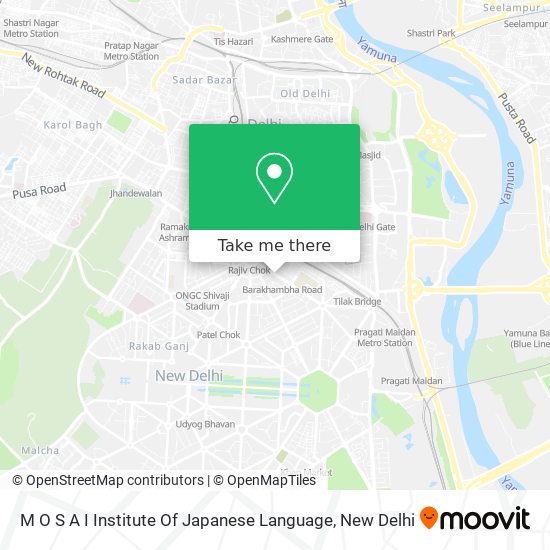 M O S A I Institute Of Japanese Language map