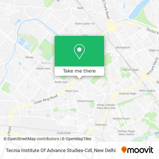 Tecnia Institute Of Advance Studies-Cdl map