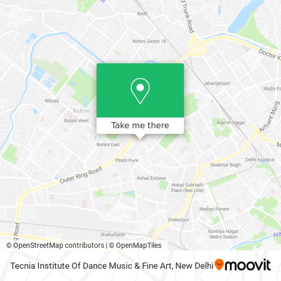 Tecnia Institute Of Dance Music & Fine Art map