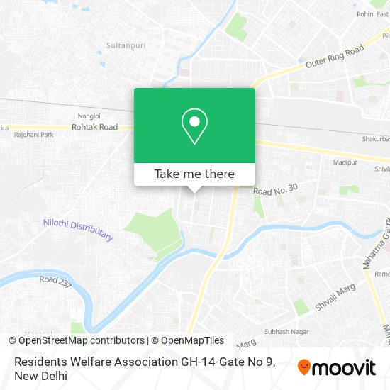 Residents Welfare Association GH-14-Gate No 9 map